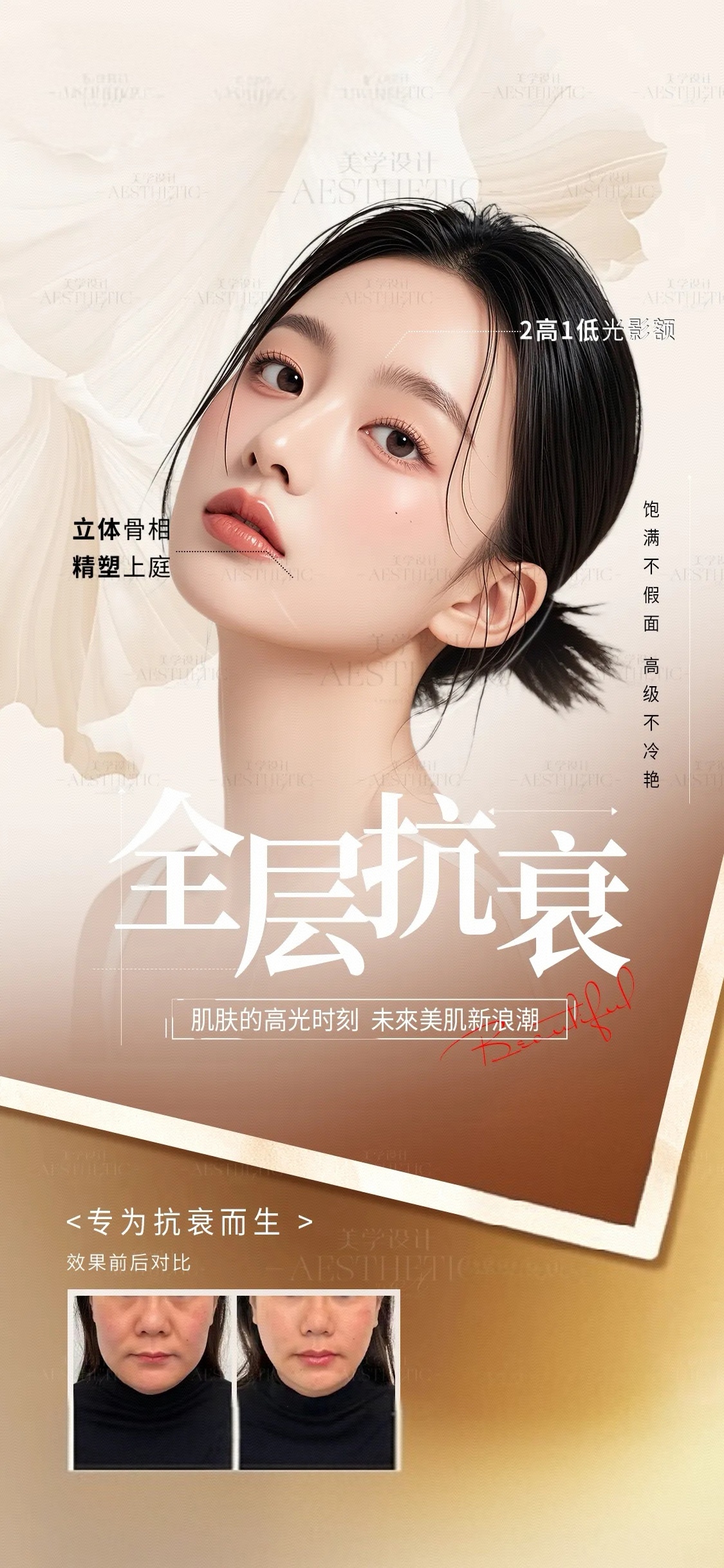 面部全层抗衰护理